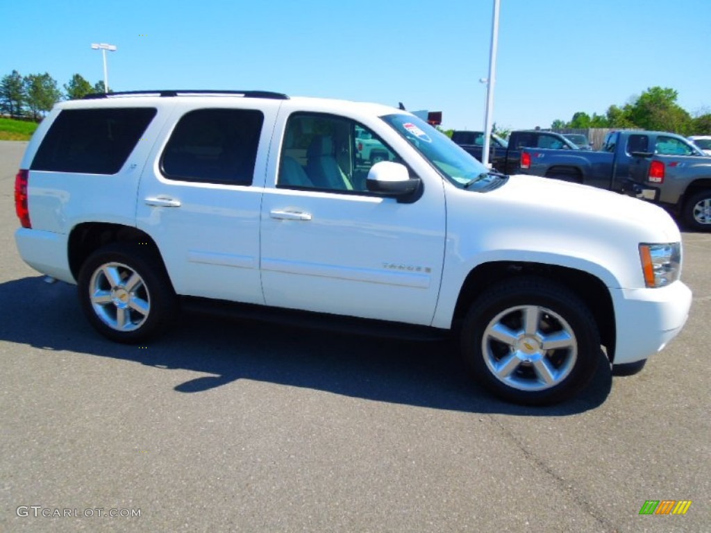 2008 Tahoe LT - Summit White / Light Titanium/Dark Titanium photo #3