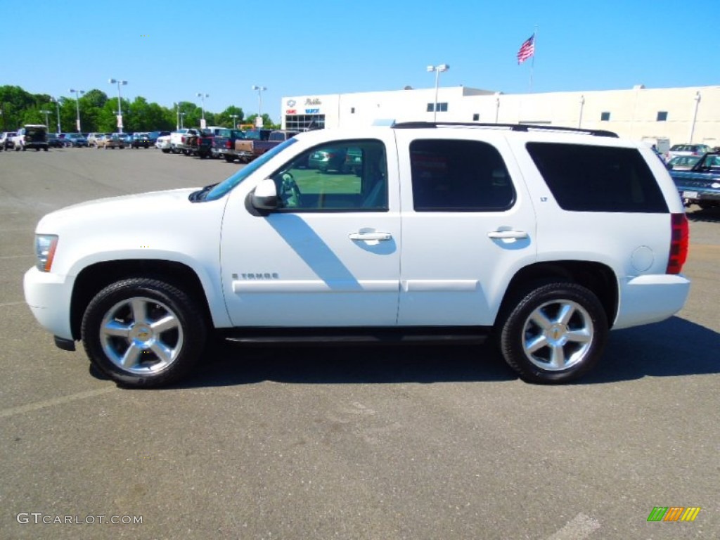 2008 Tahoe LT - Summit White / Light Titanium/Dark Titanium photo #4