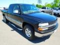 1999 Onyx Black Chevrolet Silverado 1500 LS Extended Cab 4x4  photo #2