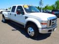 Oxford White - F450 Super Duty Lariat Crew Cab 4x4 Dually Photo No. 2