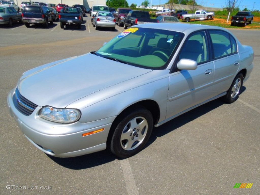 2003 Malibu LS Sedan - Galaxy Silver Metallic / Gray photo #1