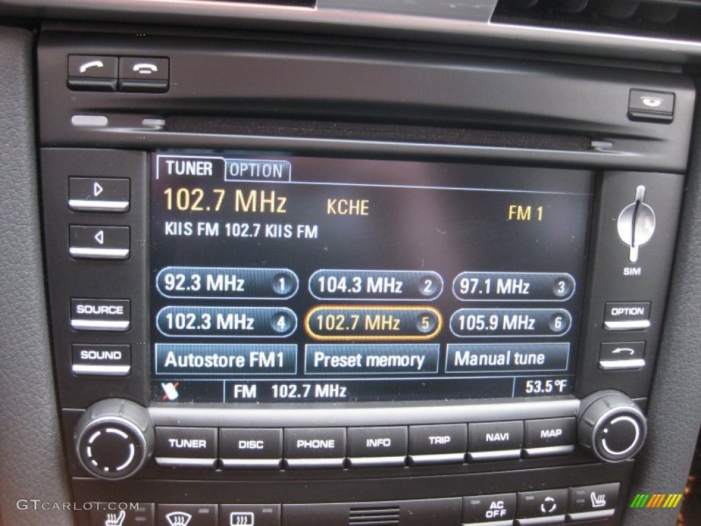 2011 Porsche 911 Carrera 4S Coupe Controls Photo #63782007