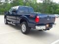 2012 Dark Blue Pearl Metallic Ford F250 Super Duty Lariat Crew Cab 4x4  photo #7