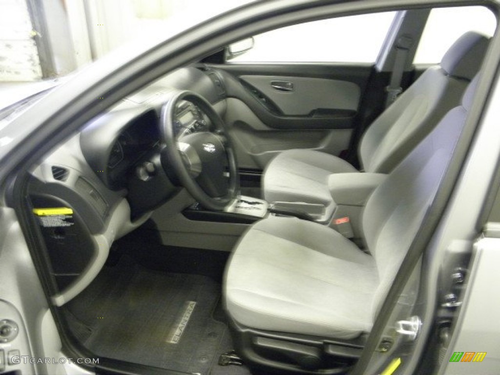 2010 Elantra GLS - Carbon Gray Mist / Gray photo #7