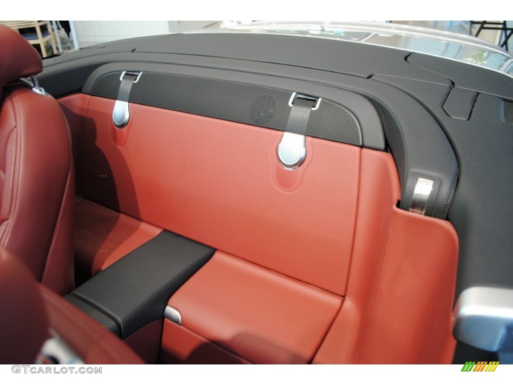 Red Interior 2009 Mercedes-Benz SL 63 AMG Roadster Photo #63784485