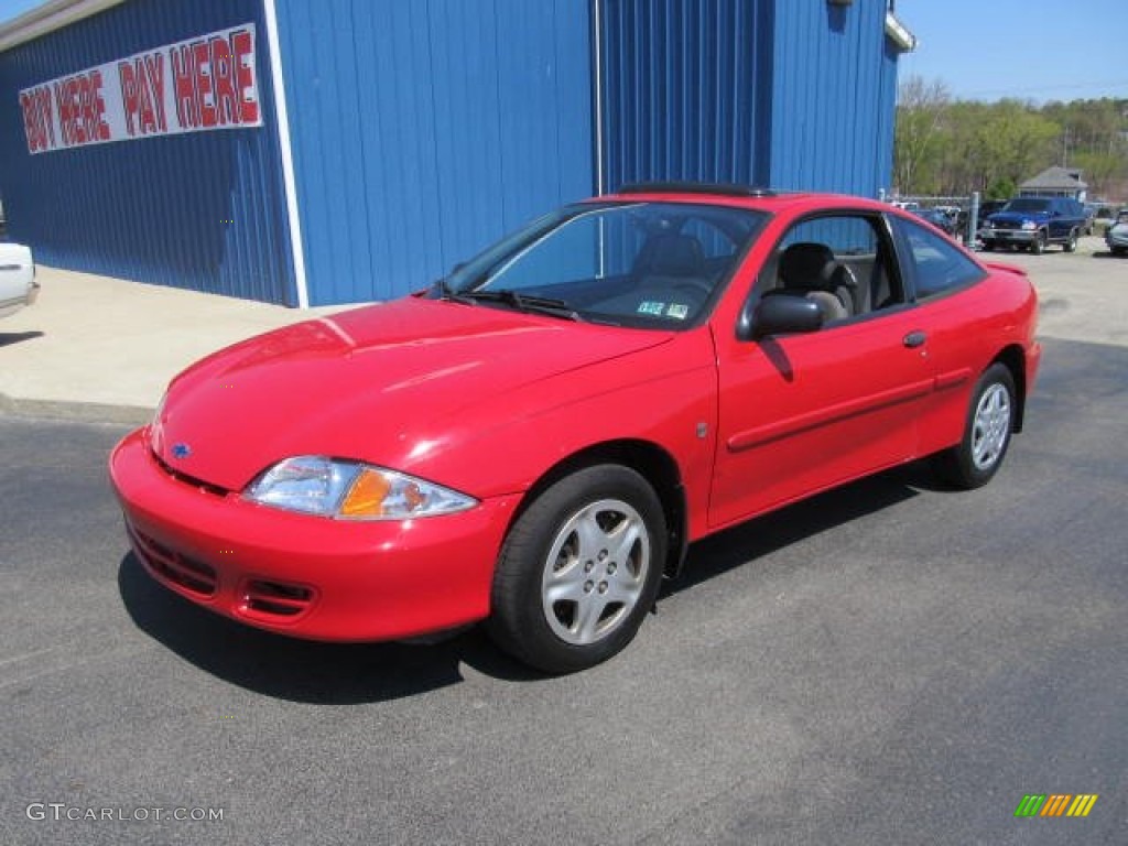 2001 Cavalier Coupe - Bright Red / Neutral photo #1