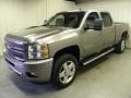 2012 Graystone Metallic Chevrolet Silverado 2500HD LT Crew Cab 4x4  photo #3