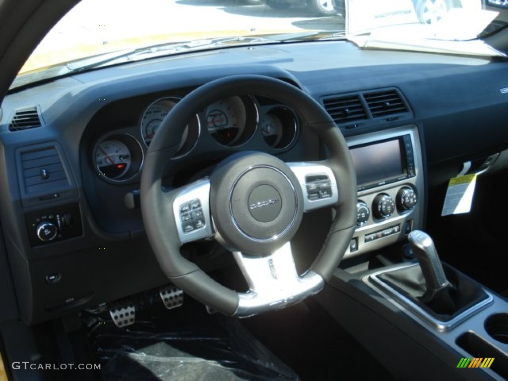 2012 Challenger SRT8 Yellow Jacket - Stinger Yellow / Dark Slate Gray photo #15