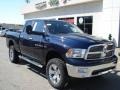 2012 True Blue Pearl Dodge Ram 1500 Big Horn Quad Cab 4x4  photo #2