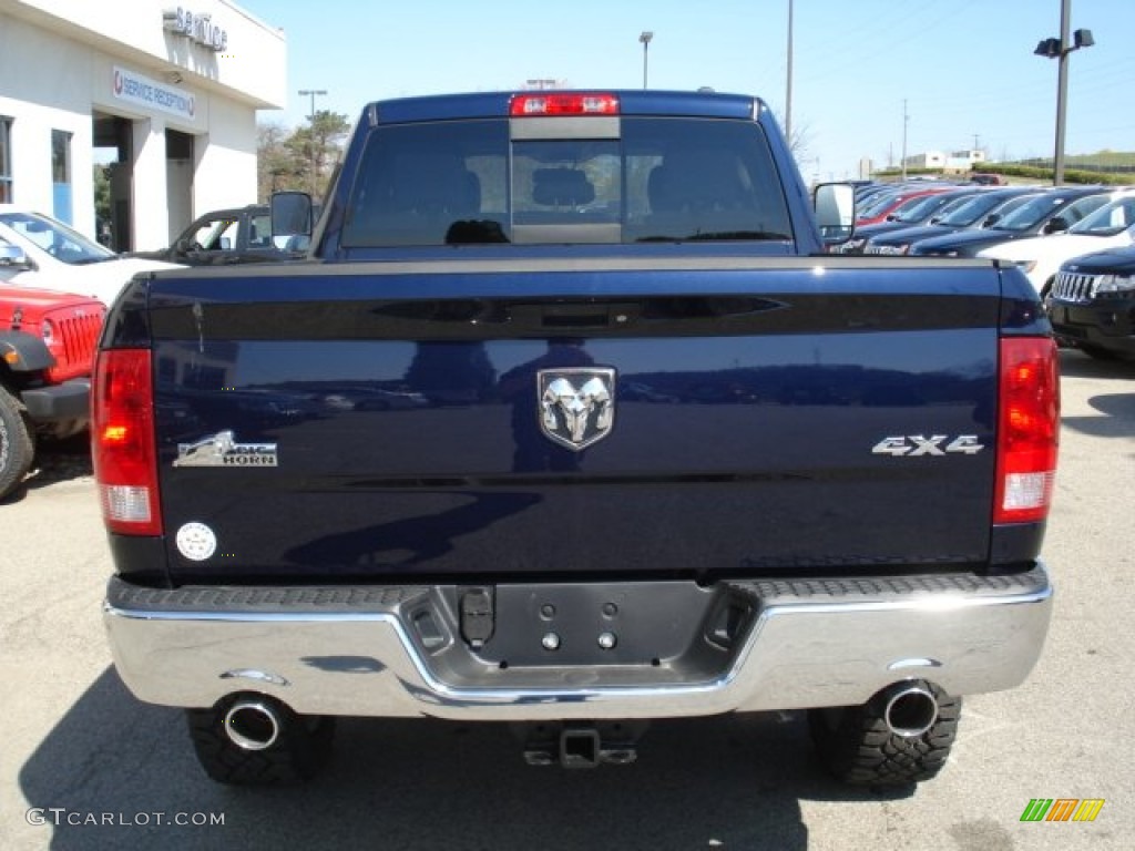 2012 Ram 1500 Big Horn Quad Cab 4x4 - True Blue Pearl / Dark Slate Gray/Medium Graystone photo #7