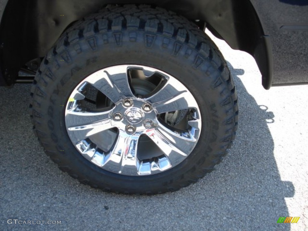 2012 Ram 1500 Big Horn Quad Cab 4x4 - True Blue Pearl / Dark Slate Gray/Medium Graystone photo #12