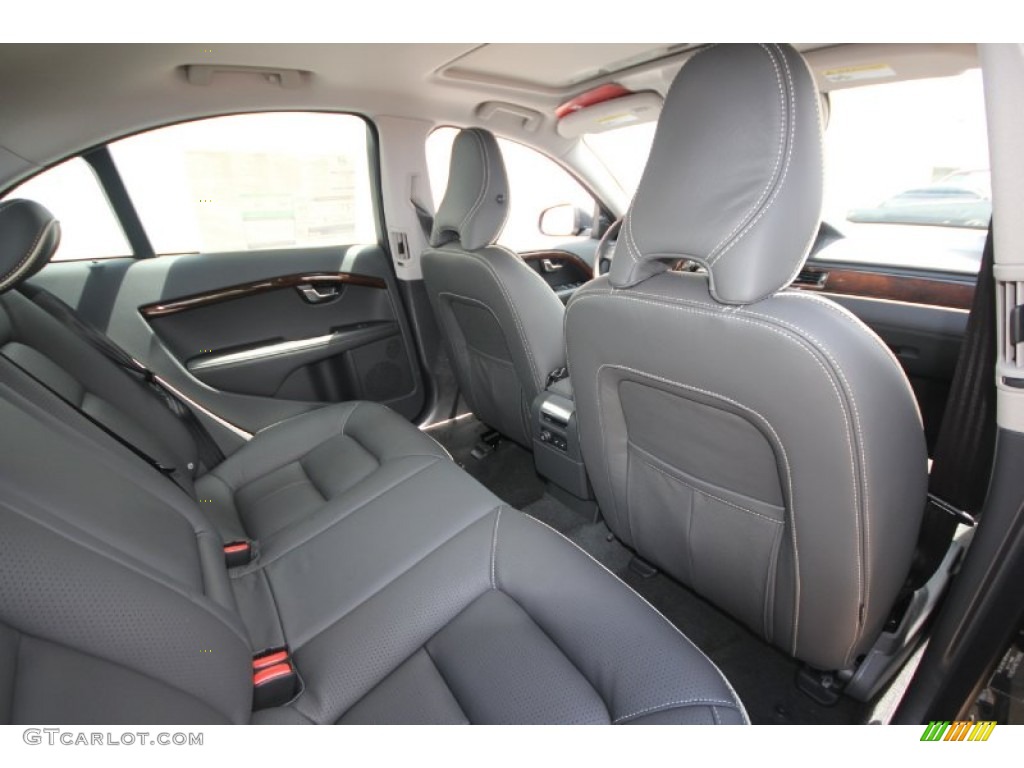 Inscription Off Black/Black Interior 2012 Volvo S80 T6 AWD Inscription Photo #63787605