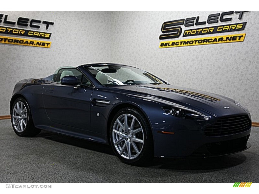 2012 V8 Vantage S Coupe - Slate Blue / Cream Truffle photo #4