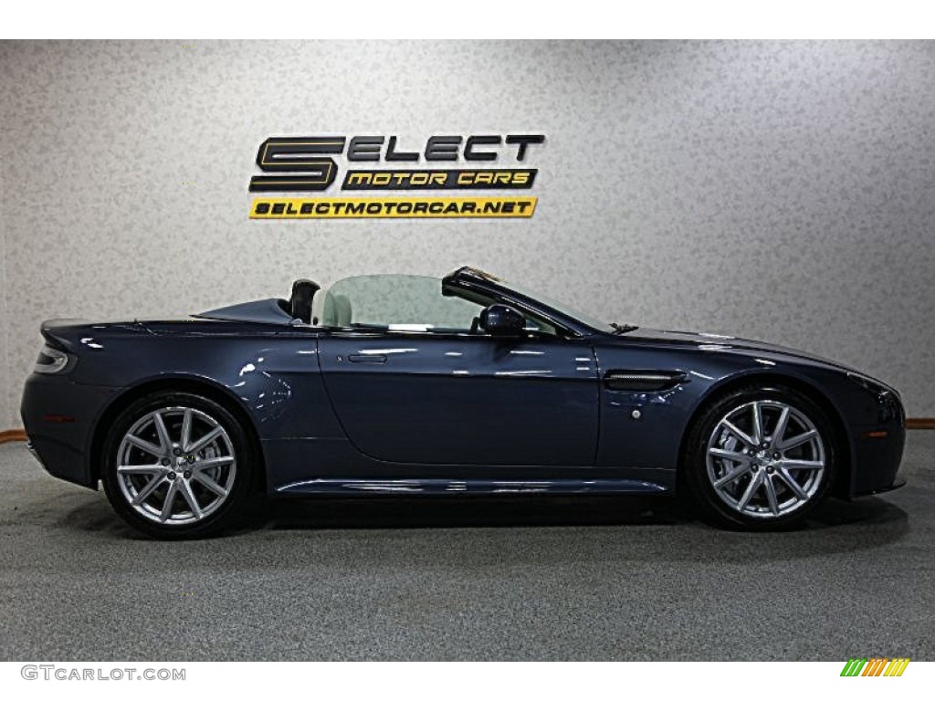 2012 V8 Vantage S Coupe - Slate Blue / Cream Truffle photo #5