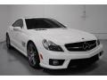 Alabaster White 2009 Mercedes-Benz SL 63 AMG Roadster Exterior