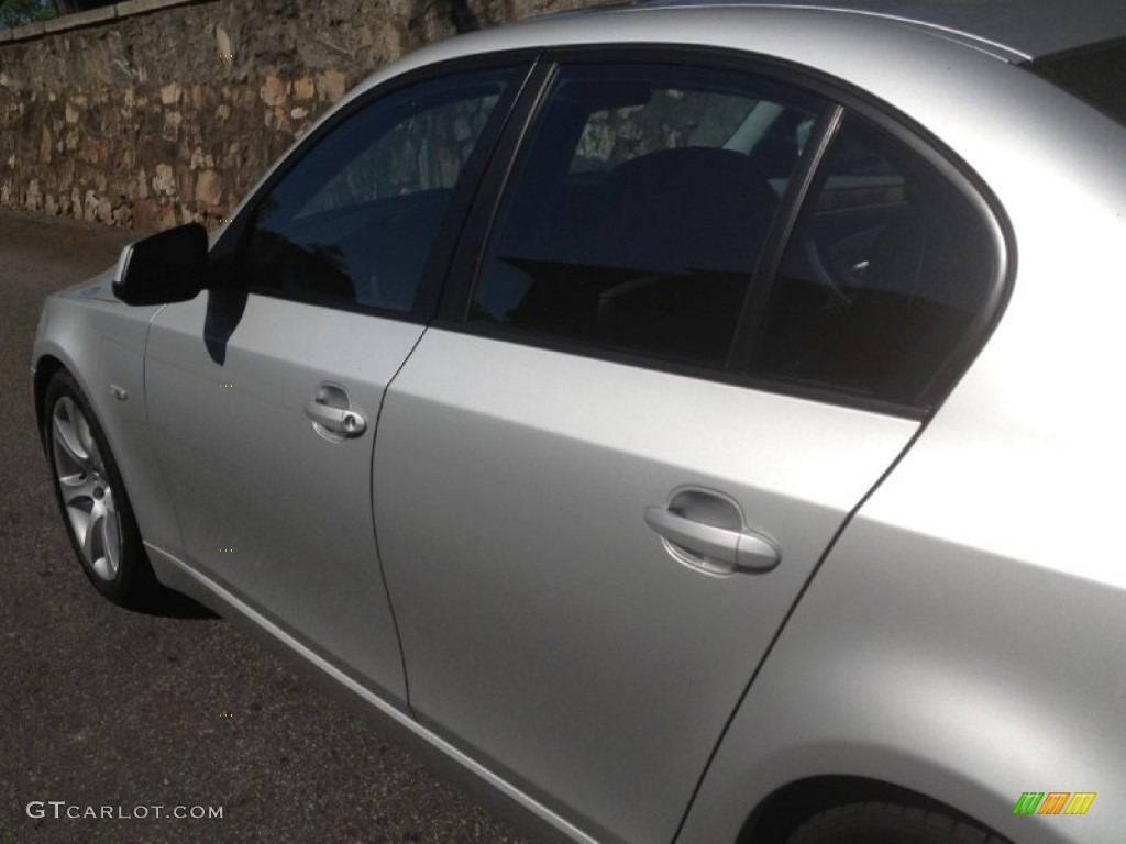 2010 5 Series 535i Sedan - Titanium Silver Metallic / Black photo #15