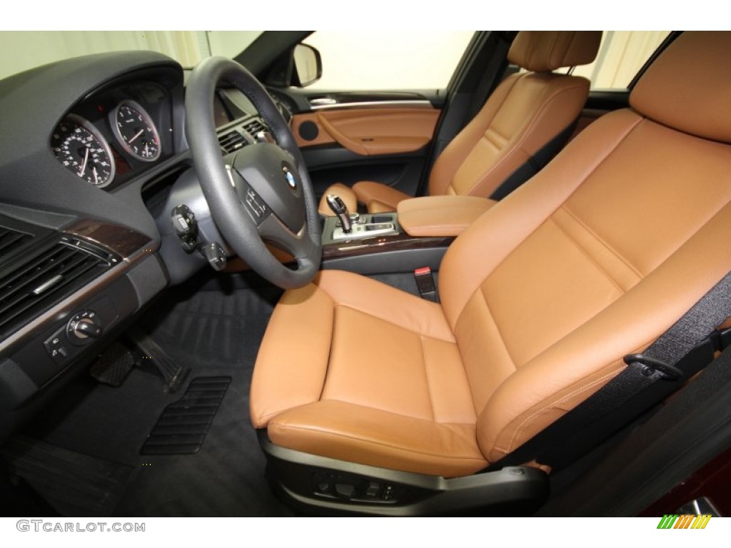 Saddle Brown Interior 2011 BMW X6 xDrive50i Photo #63788580
