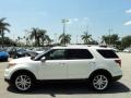 2011 White Platinum Tri-Coat Ford Explorer Limited  photo #12