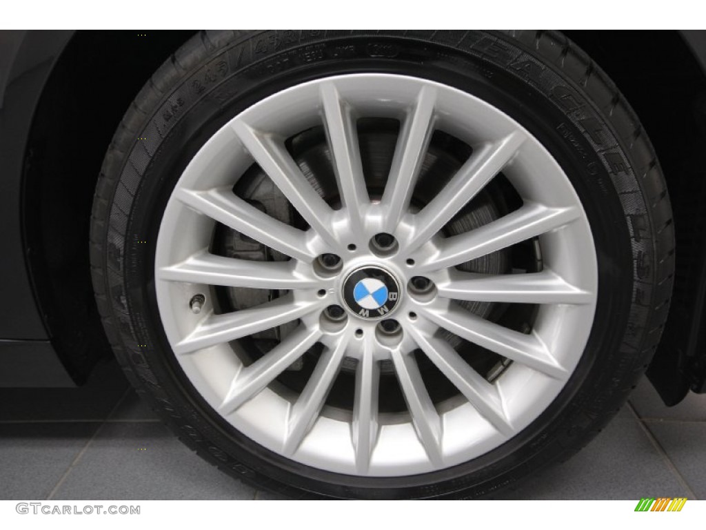 2011 5 Series 535i Sedan - Dark Graphite Metallic / Black photo #9