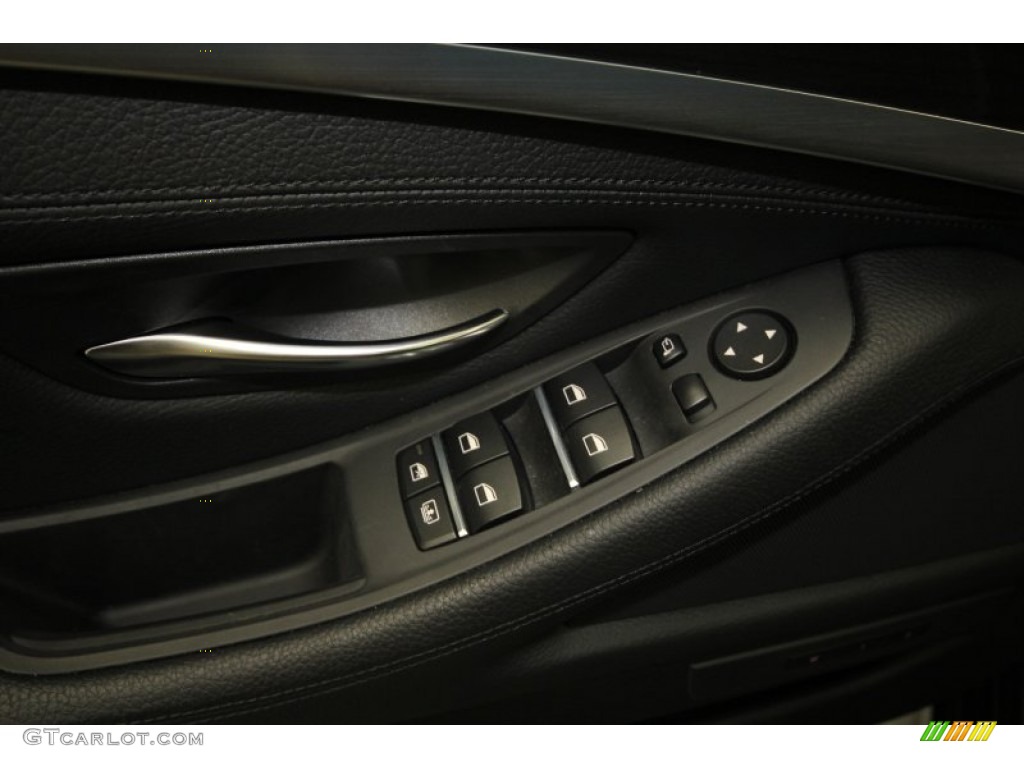 2011 5 Series 535i Sedan - Dark Graphite Metallic / Black photo #18