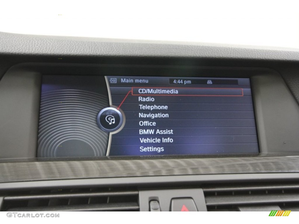 2011 5 Series 535i Sedan - Dark Graphite Metallic / Black photo #24