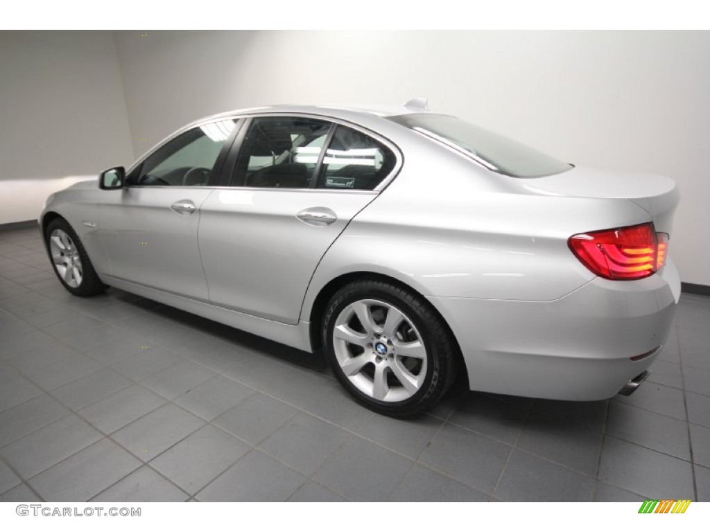 2011 5 Series 550i Sedan - Titanium Silver Metallic / Black photo #5