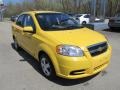 Summer Yellow 2011 Chevrolet Aveo LT Sedan Exterior