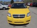 Summer Yellow 2011 Chevrolet Aveo LT Sedan Exterior