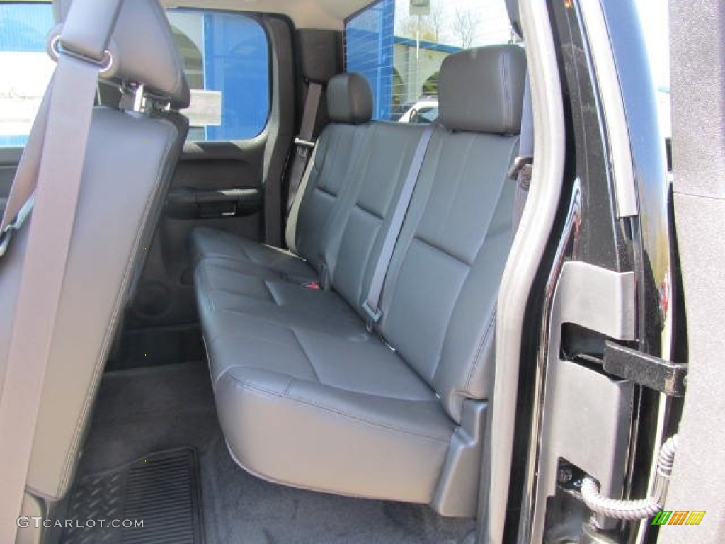 2012 Silverado 1500 LTZ Extended Cab 4x4 - Black Granite Metallic / Ebony photo #9