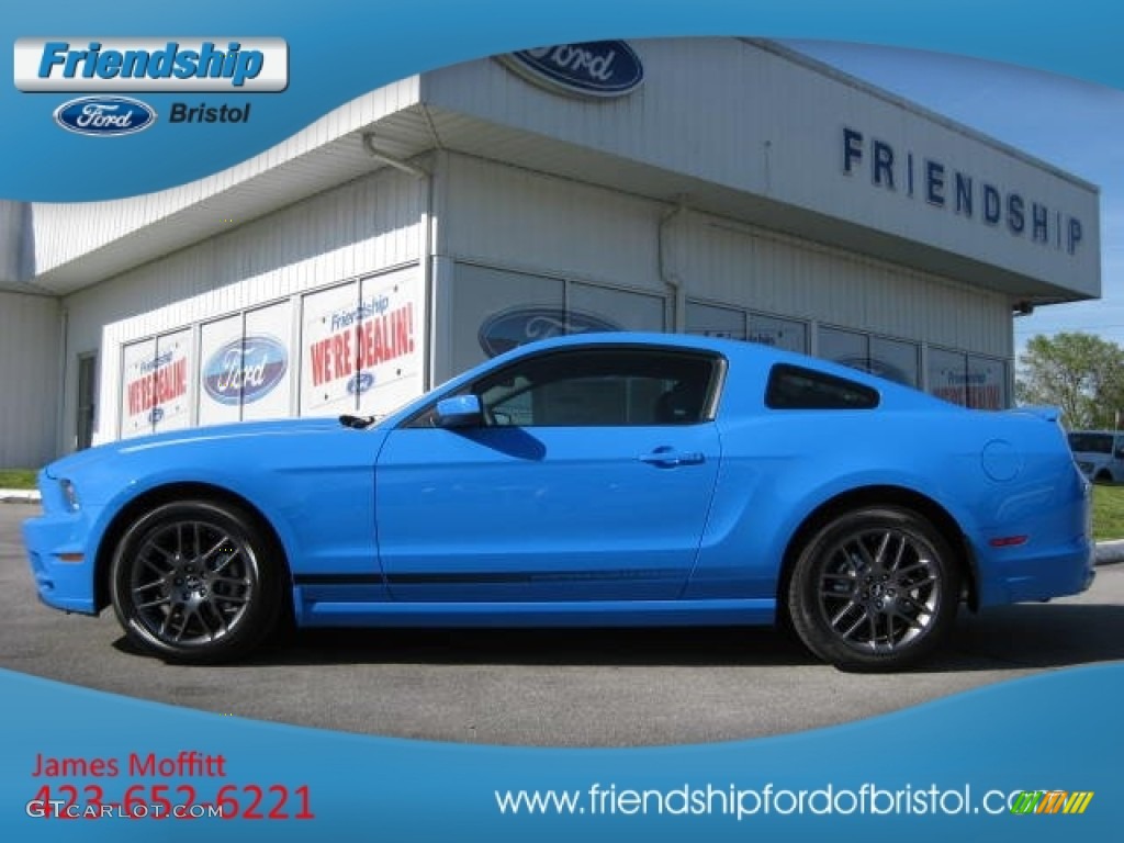 2013 Mustang V6 Mustang Club of America Edition Coupe - Grabber Blue / Charcoal Black photo #1