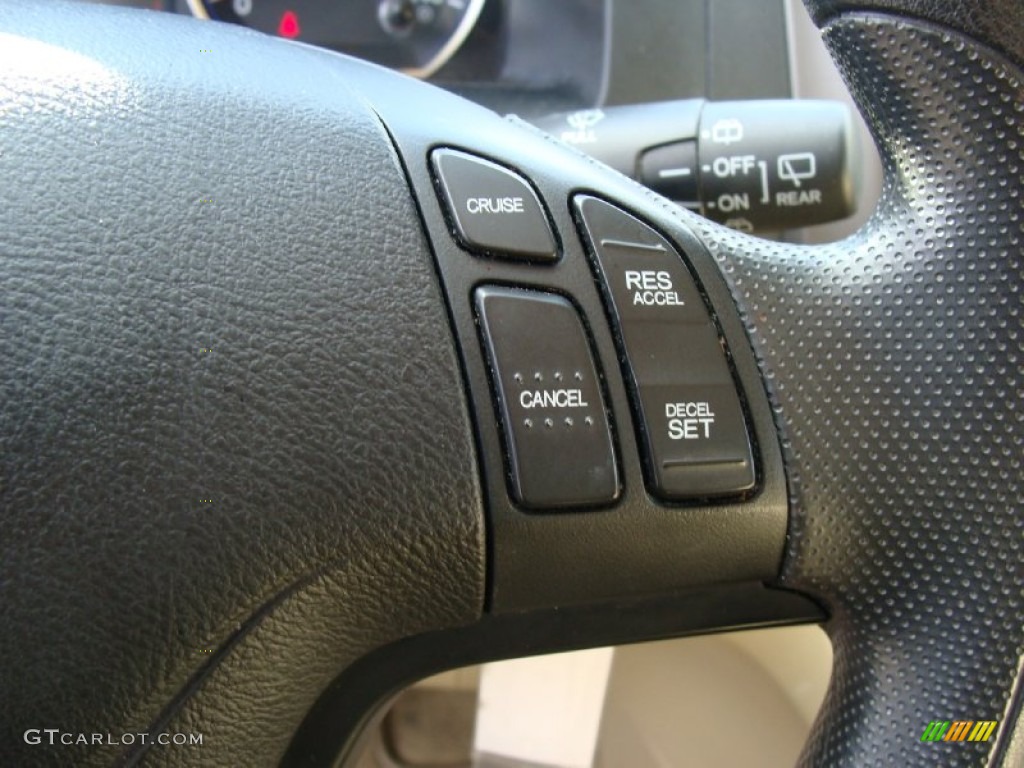 2009 CR-V LX 4WD - Crystal Black Pearl / Ivory photo #26