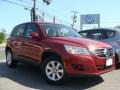Wild Cherry Metallic 2009 Volkswagen Tiguan S