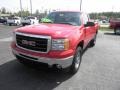 2010 Fire Red GMC Sierra 1500 Regular Cab 4x4  photo #3