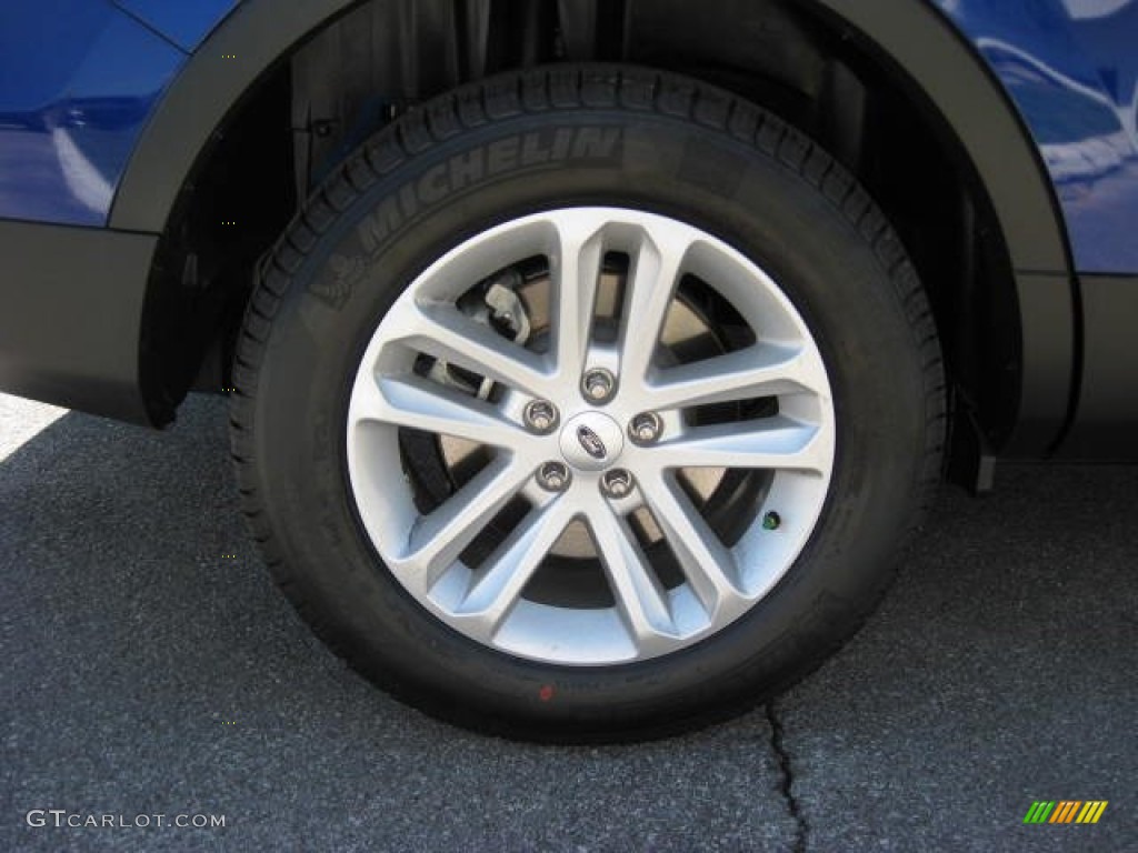 2013 Explorer XLT EcoBoost - Deep Impact Blue Metallic / Medium Light Stone photo #10