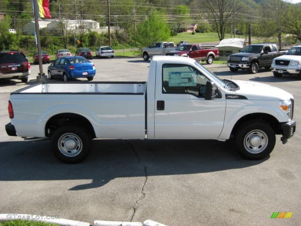 2012 F250 Super Duty XL Regular Cab - Oxford White / Steel photo #5