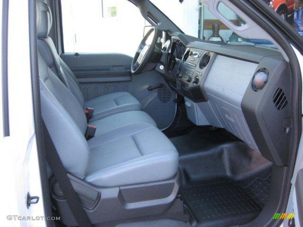 Steel Interior 2012 Ford F250 Super Duty XL Regular Cab Photo #63796266