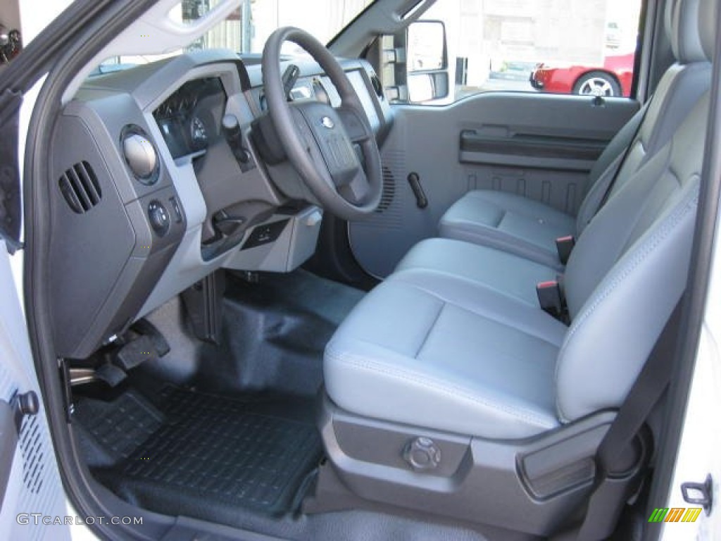 2012 F250 Super Duty XL Regular Cab - Oxford White / Steel photo #12