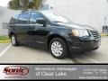 2010 Brilliant Black Crystal Pearl Chrysler Town & Country LX  photo #1