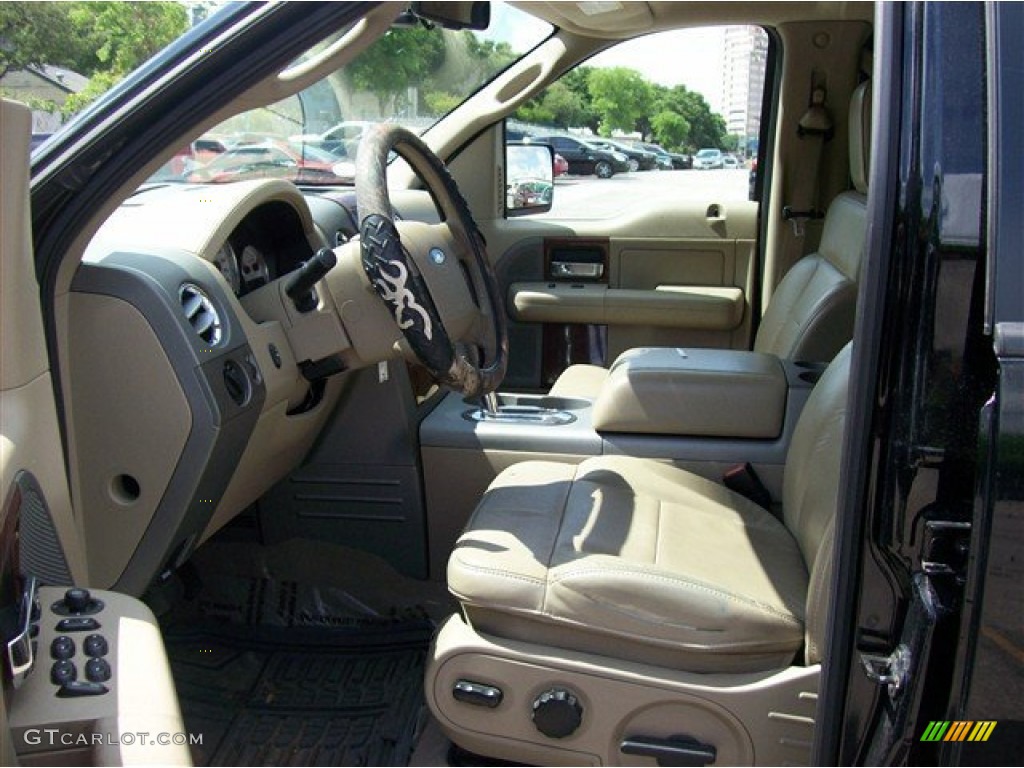 2006 F150 Lariat SuperCrew - Black / Tan photo #9