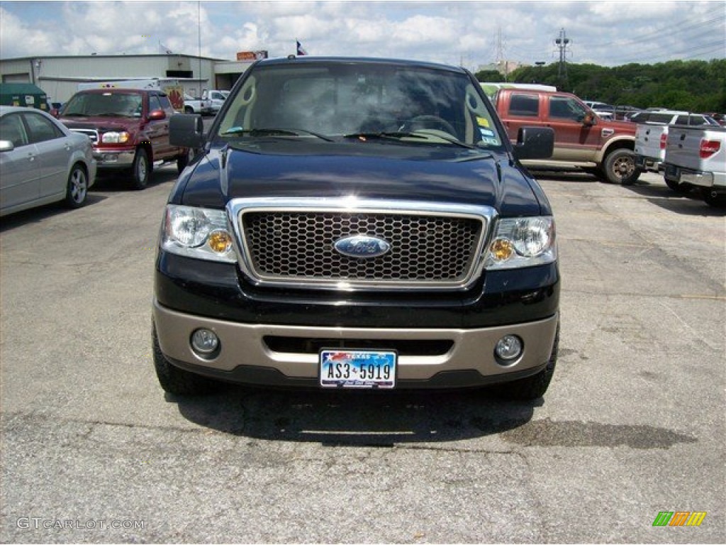 2006 F150 Lariat SuperCrew - Black / Tan photo #18