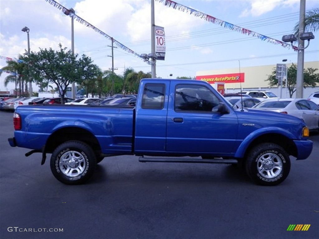 Bright Island Blue Metallic 2001 Ford Ranger Edge SuperCab Exterior Photo #63798651