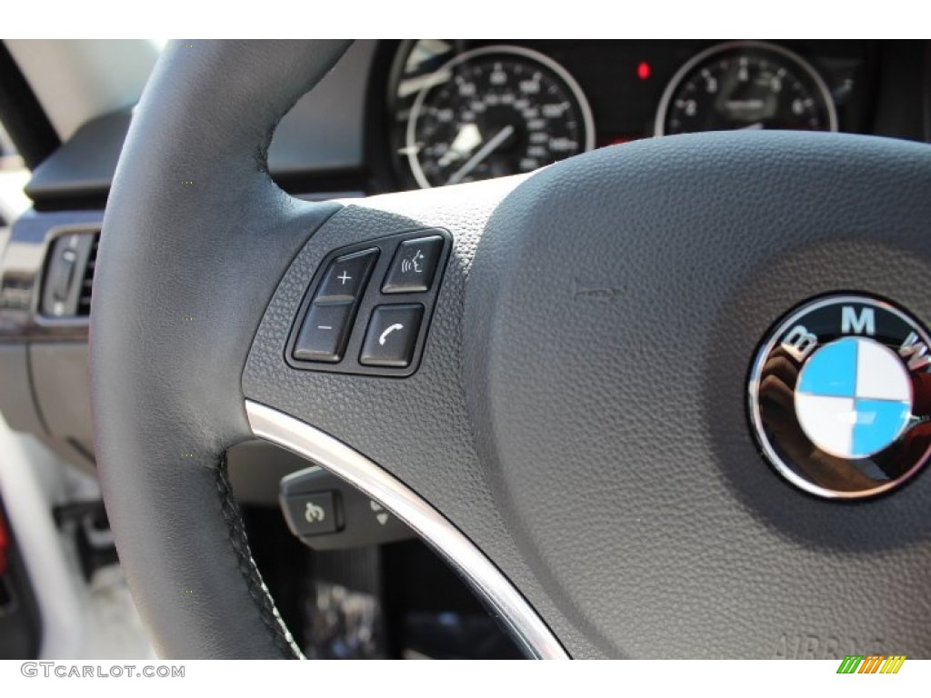 2011 3 Series 335i xDrive Coupe - Mineral White Metallic / Coral Red/Black Dakota Leather photo #15