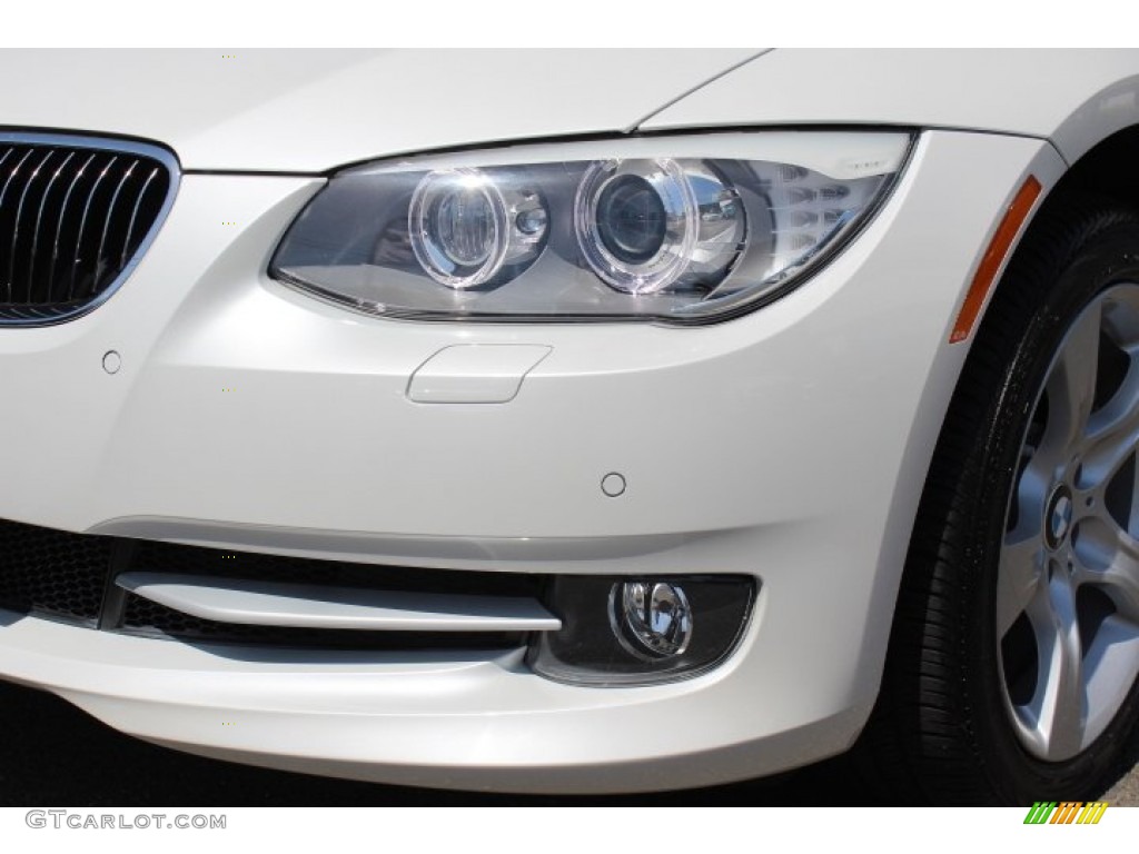 2011 3 Series 335i xDrive Coupe - Mineral White Metallic / Coral Red/Black Dakota Leather photo #29