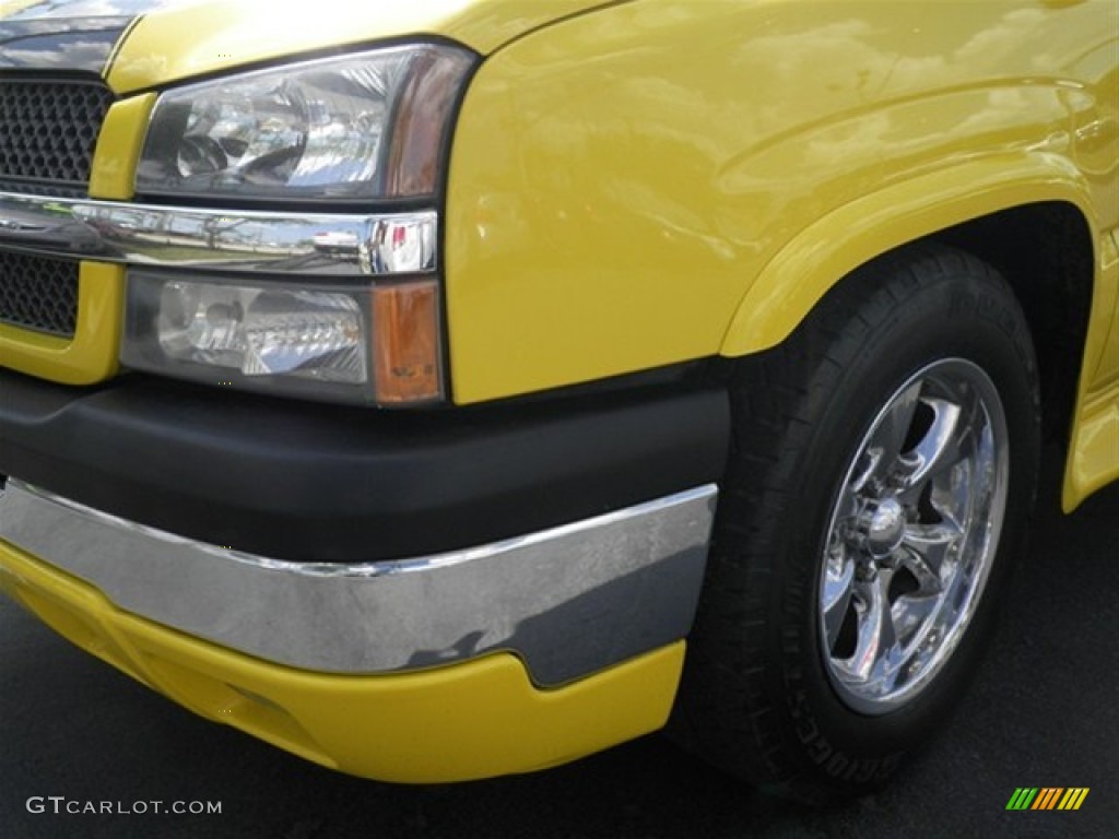 2003 Silverado 1500 LS Extended Cab - Wheatland Yellow / Dark Charcoal photo #4