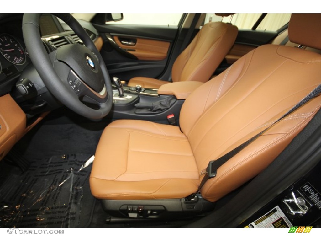 Saddle Brown Interior 2012 BMW 3 Series 328i Sedan Photo #63800850