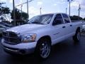 2006 Bright White Dodge Ram 1500 SLT Quad Cab  photo #5