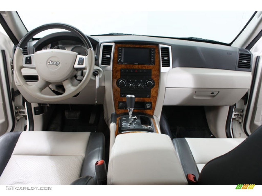 2008 Grand Cherokee Limited 4x4 - Stone White / Dark Slate Gray/Light Graystone photo #6