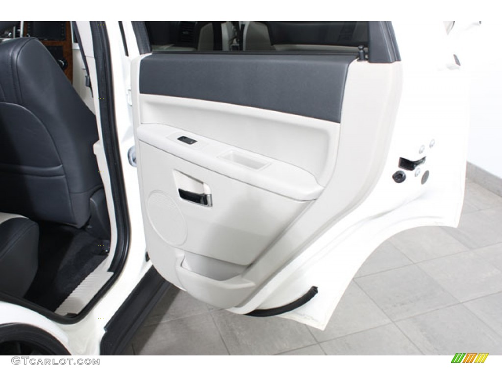 2008 Grand Cherokee Limited 4x4 - Stone White / Dark Slate Gray/Light Graystone photo #14