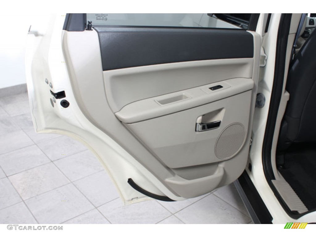 2008 Grand Cherokee Limited 4x4 - Stone White / Dark Slate Gray/Light Graystone photo #15