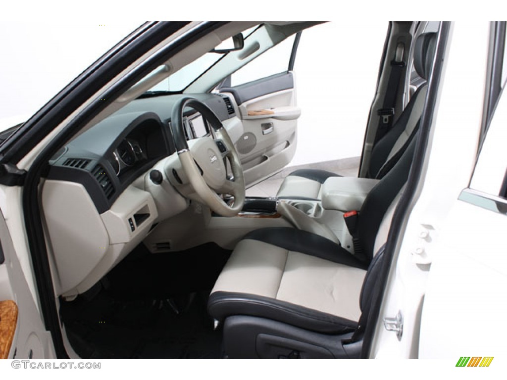 2008 Grand Cherokee Limited 4x4 - Stone White / Dark Slate Gray/Light Graystone photo #18